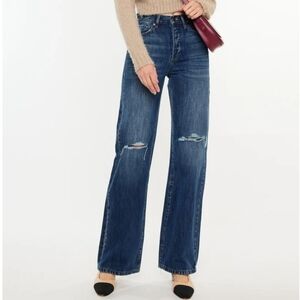 KanCan Blue Flare & Wide Leg Jeans